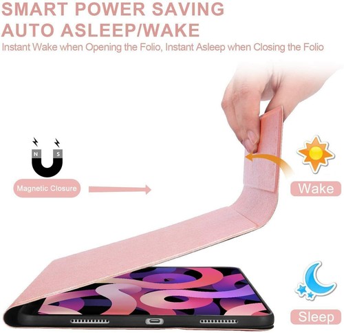 For iPad Air 4/5th Gen Pro 11" 4th 3rd 2nd 1st Gen Keyboard Case w/Pencil Holder - Picture 11 of 77