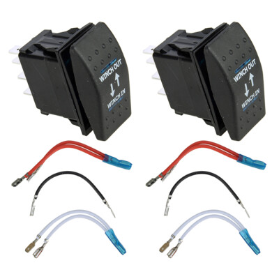 Momentary Rocker Switch Toggle ON Off ON Switch DPDT 7Pin 12-24V+Jumper ...