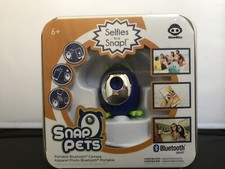 WowWee Snap Pets selfies in a Snap Portable Bluetooth Camera - Blue B11 