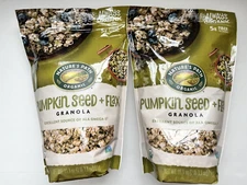 2 Packs Nature's Path Organic Pumpkin Seed + Flax Granola 35.3 oz Each Pack