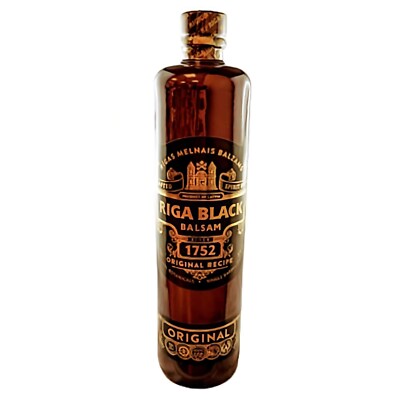 Riga Black Balsam 0,7L Kräuterlikör aus lettland Rigas Melnais balzam