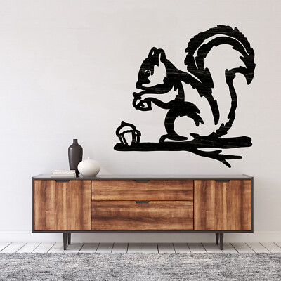 Squirrel on limb cut out, Wood plaque sign,wood Crafts,Craft supply, home decor