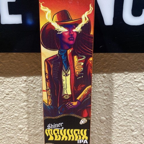 Shiner TEXHEX IPA Beer Tap Handle Desert Mirage Hazy IPA Tapper New HTF Rare - Picture 7 of 14