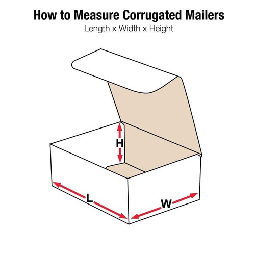 Paquete de 50 cajas de envío pequeñas cartón 6x4x3 suministros de entrega corrugado fuertes - Imagen 4 de 8