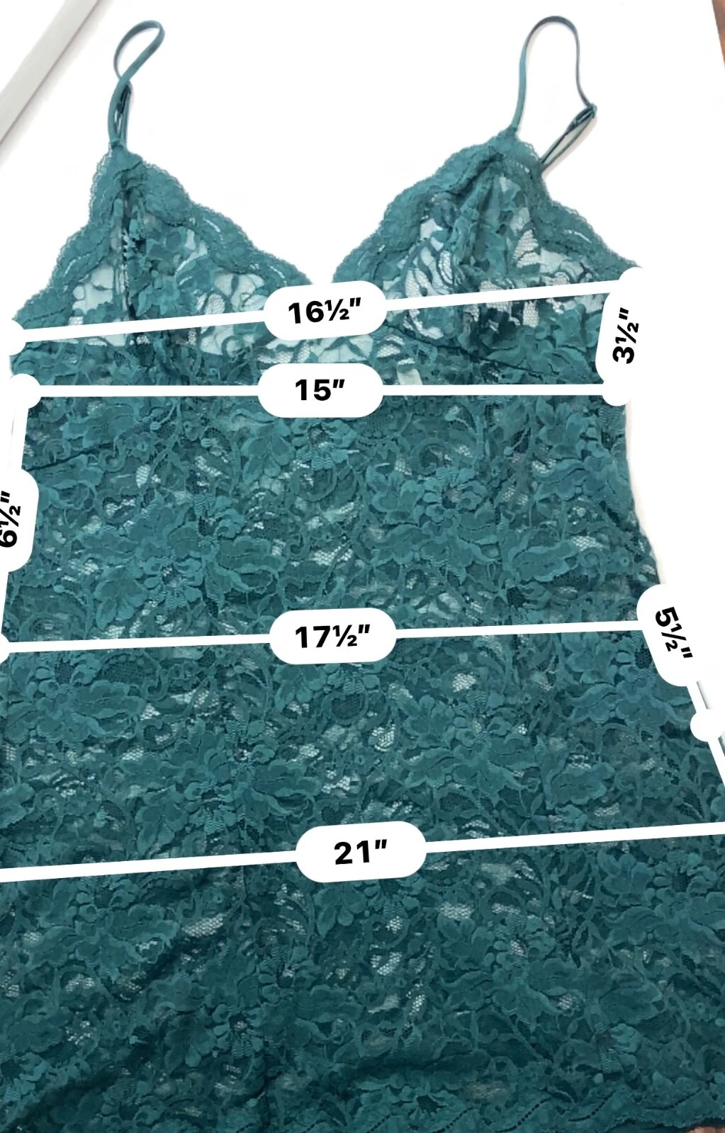 UNDERCOVER Abito vintage Victoria’s Secret anni 90 Y2K verde pizzo bodycon slip negligee M