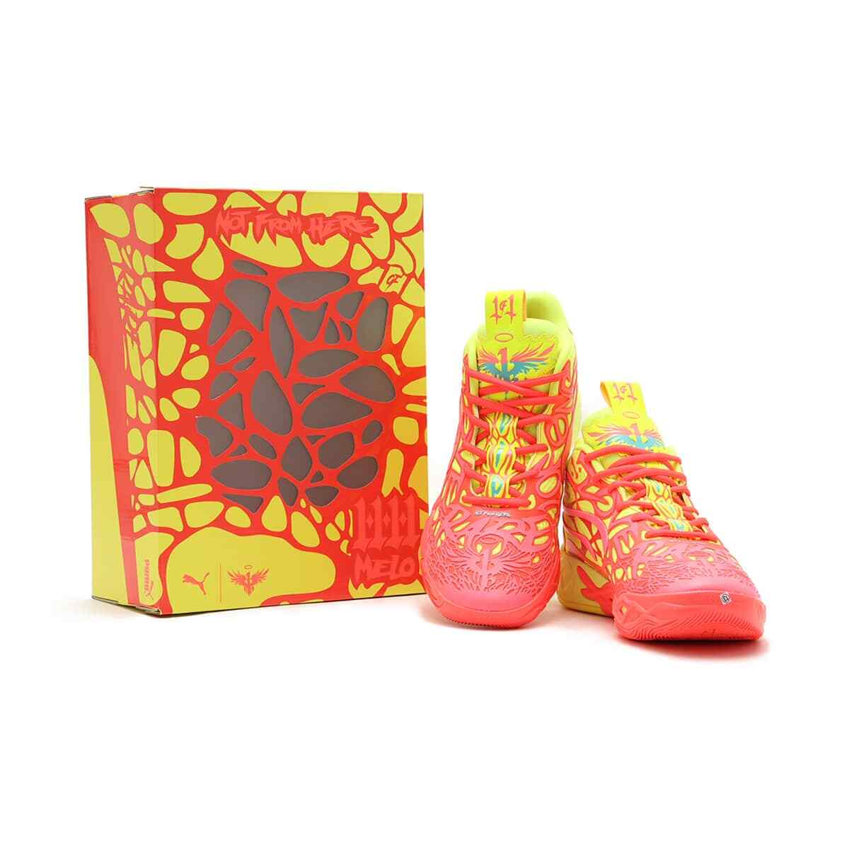 310532-01 Puma MB04 1Love Pink Alert Yellow Alert (Men 