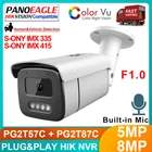 Hikvision Compatible 4K 5MP 8MP ColorVu Security Bullet IP Camera MIC POE 3.6mm