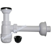 Set Sifon + Sieb + Stopfen Syphon Ablauf Siphon Geruchsverschluss Flaschensifon