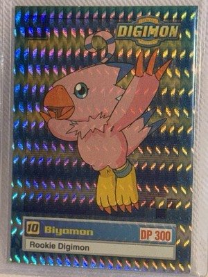 PRISM HOLO Biyomon # 13 of 34 Animated Series 1 Bandai 2000 Digimon EN NM/M RARE