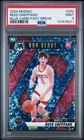 2024 PANINI MOSAIC BLUE CAMO FAST BREAK #252 REED SHEPPARD ROOKIE RC 30/35 PSA 9
