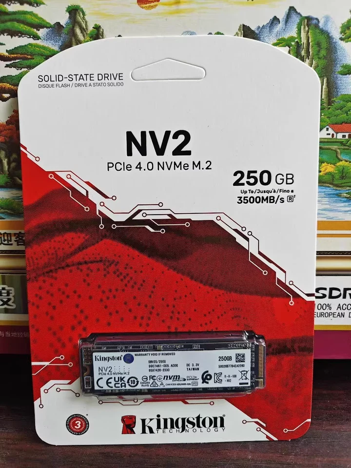 SSD interno Kingston NV2 1 TB M.2 2280 NVMe PCIe 4,0 Gen 4x4 hasta 3500 MBs Foto 2 de 4
