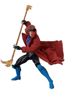 X-MEN AUTHENTIC MAFEX No.242 ROGUE & No. 287 GAMBIT /2 FIGURE LOT