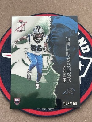 Topps Signature Class 2025 Kobe Hudson Panthers RC #248 FOREST GREEN  073/150