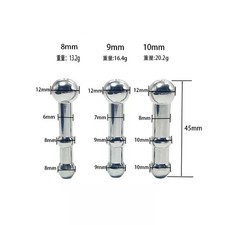 Male Hollow Penis Exerciser Plug Stainless Steel Urethral Sounding Dilator Toys