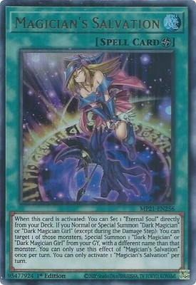 Magician's Salvation MP21-EN256 2021 Tin of Ancient Battles Yu-Gi-Oh 1st Ed NM/M