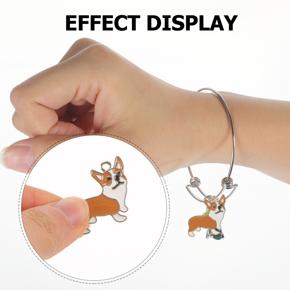 10 Pezzi Accessori per Cani di Piccola Taglia Creazione Gioielli Ciondolo Collana foto 6
