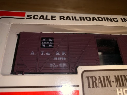 Train-Miniature TM #2155 2110 Santa Fe 40' OB Boxcar ATSF 131372 NOS | eBay