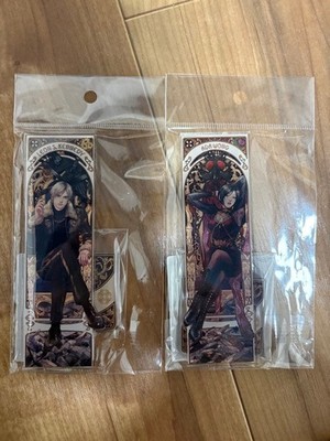 Resident Evil 30th   LE Acrylic Standee Set: Leon + Ada, 2pc, Sealed