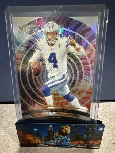 Dak Prescott 2024 Panini Select Silver Prizm Color Wheel SSP Case Hit Cowboys