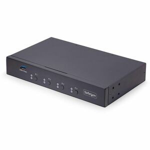 Startech 4-Port Km Switch mit Mausumschaltung USB 3.0 Tastatur/Mausumschalter für