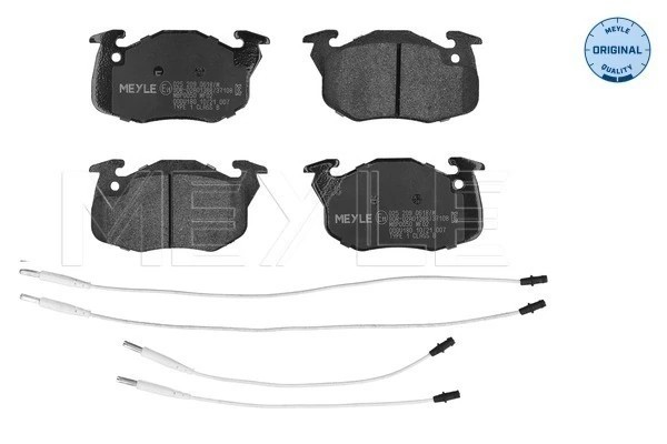 Plaquettes de frein Meyle 4250.91 anti bruit et sans vibration pour trajets fluides