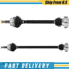 Pair of 2 Front CV Joint Axle Shafts for VW Jetta Rabbit Scirocco SurTrack Set
