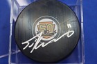 AUTOGRAPHED TRAVIS KONECNY Philadelphia Flyers Hockey Puck NHL JSA COA 50th Ann — photo 2