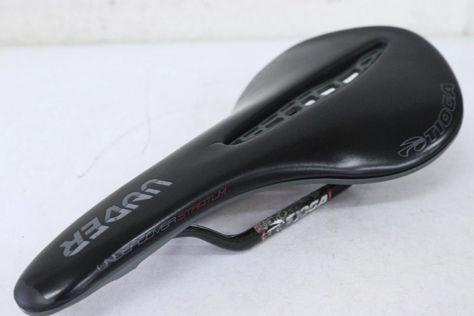 TIOGA Under Cover Stratum Saddle with Carbon Rails - Image 2 of 4