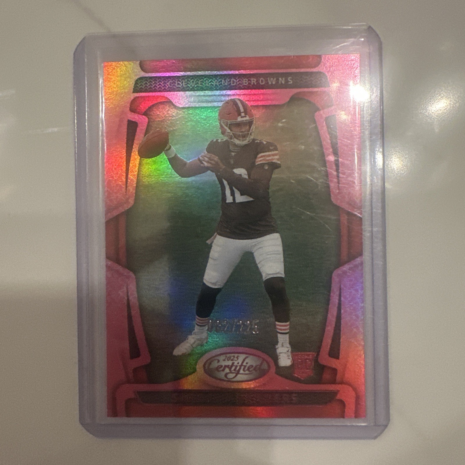 2025 Panini Certified - Rookies Shedeur Sanders #101 Mirror Pink /225 (RC)