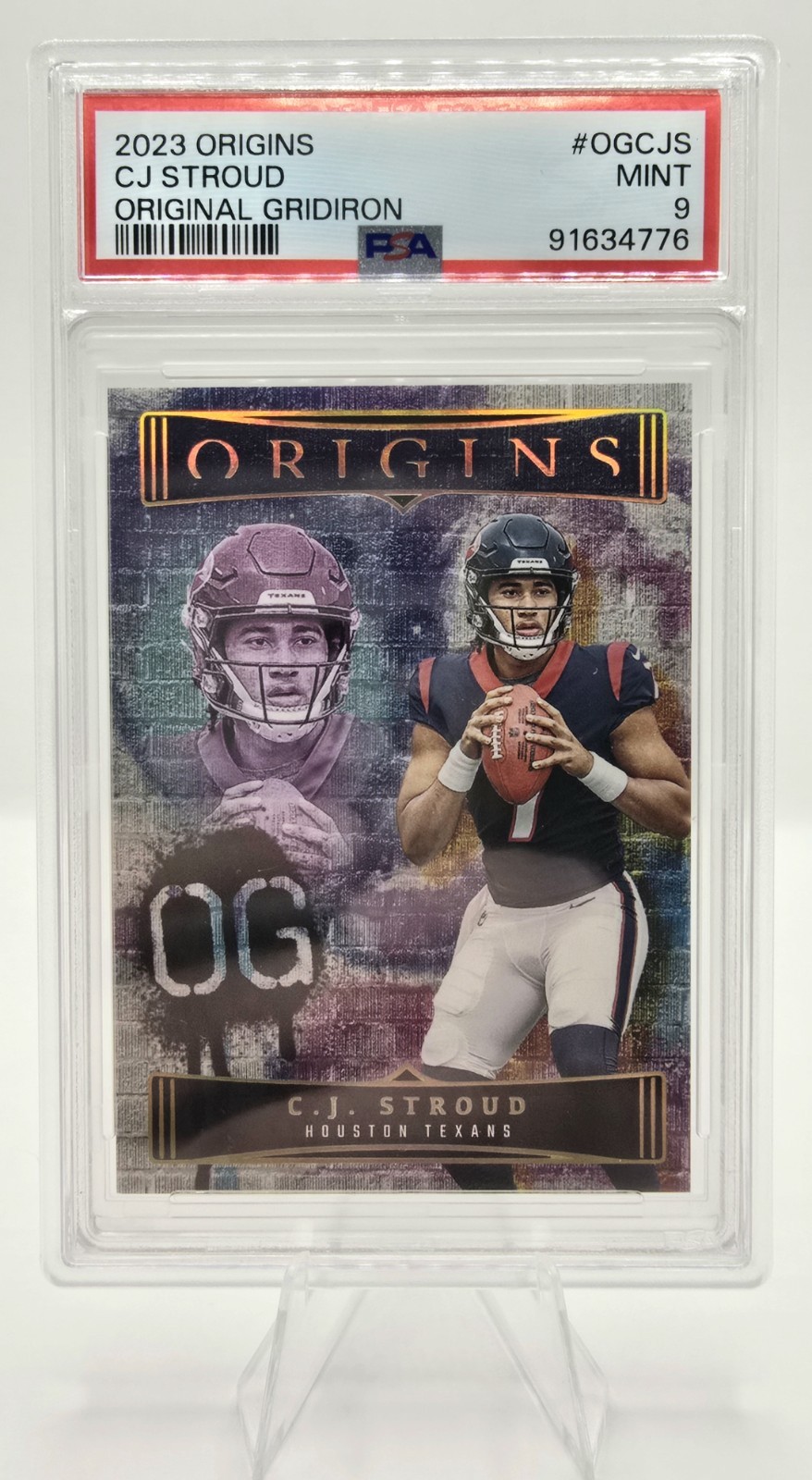 2023 Panini Origins CJ Stroud Original Gridiron PSA 9 - Texans