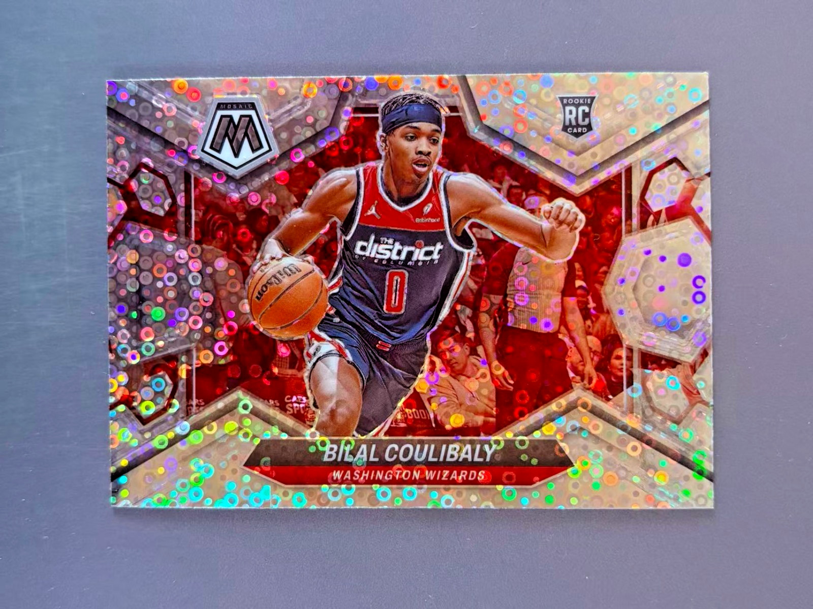Bilal Coulibaly 2023-24 Panini Mosaic Variation Fast Break Prizm RC #235