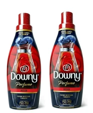 Lot of 2 Downy Passion Fabric Softeners 25.4 fl oz, Long-Lasting Fagrance