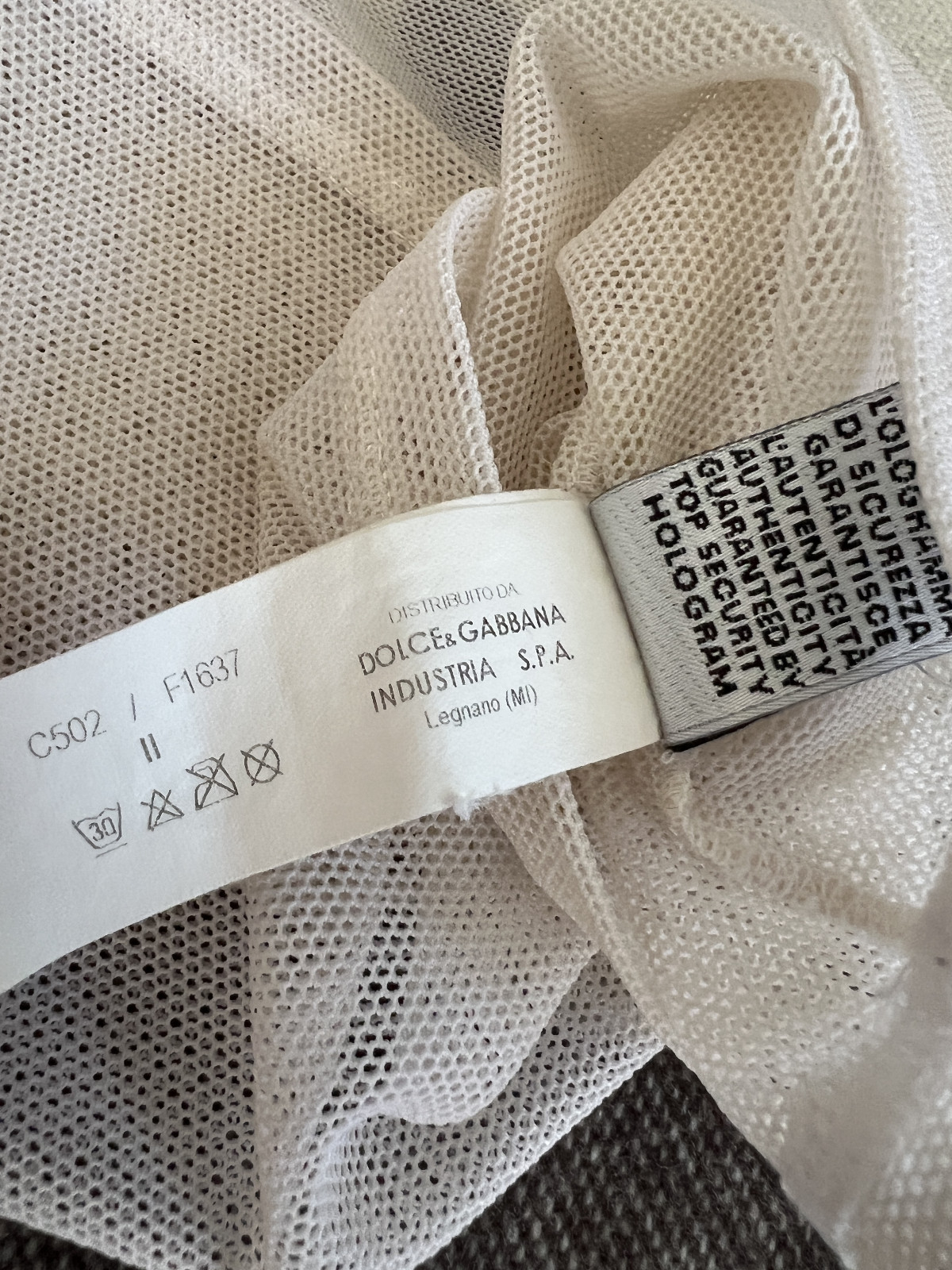 Dolce Gabbana Madonna Like A Virgin Mesh Tank Top 90s 00s Vintage Archive Rare image 6
