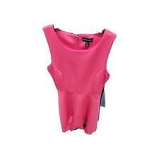 Womens Chaps Dress Size 6 Pink Square Neck Sleeveless 