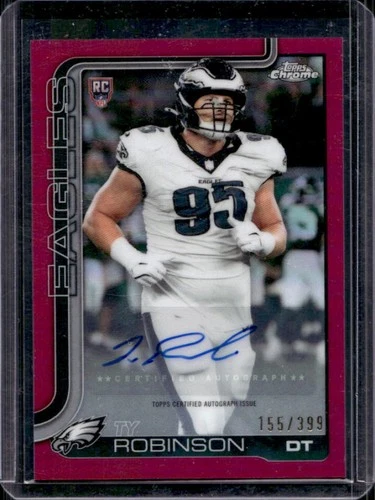 2025 Topps Chrome Ty Robinson Magenta Refractor (RAW)