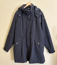 Irideon Felicity Insulated Equestrian Riding Parka Jacket Women’s Size 2X Black