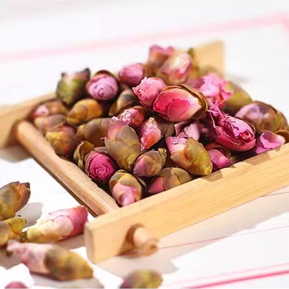 Té de hierbas seco con flor de melocotón - 120 g té refrescante natural Foto 3 de 4