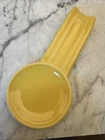 Fiesta Ware Spoon Rest Holder Yellow USA HLC Daffodil Kitchen Mint Condition