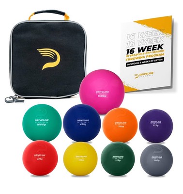 Driveline Baseball PlyoCare Balls - New! Standard Set of 9
