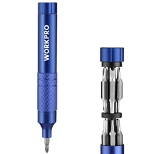 WORKPRO 24 in 1 Mini Magnetic Screwdriver Set Multi Bit for Eyeglass Jewelry USA