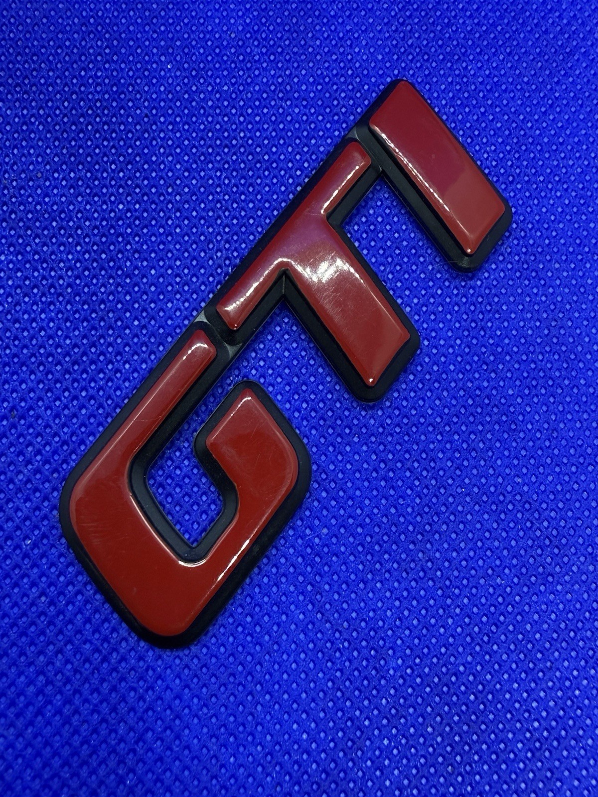 Logo badge emblème Peugeot GTI original 205 S16 reference constructeur 8663NZ