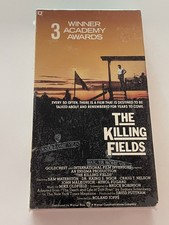 THE KILLING FIELDS VHS TAPE WRAP AROUND WATERMARKS