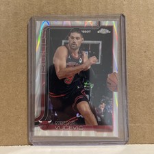 2025-26 topps chrome #24 nikola vučević Silver raywave refractor