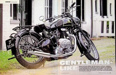 Motorrad Classic 1983) Sunbeam B24 mit 16PS in einer seltenen Vorstellung auf 7