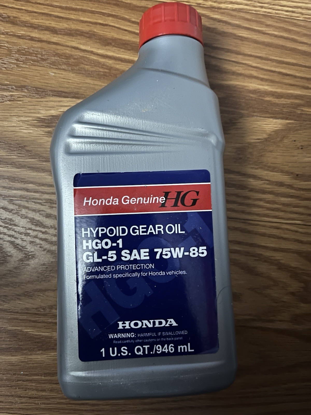 Honda Genuine Hypoid Gear Oil 75W-85