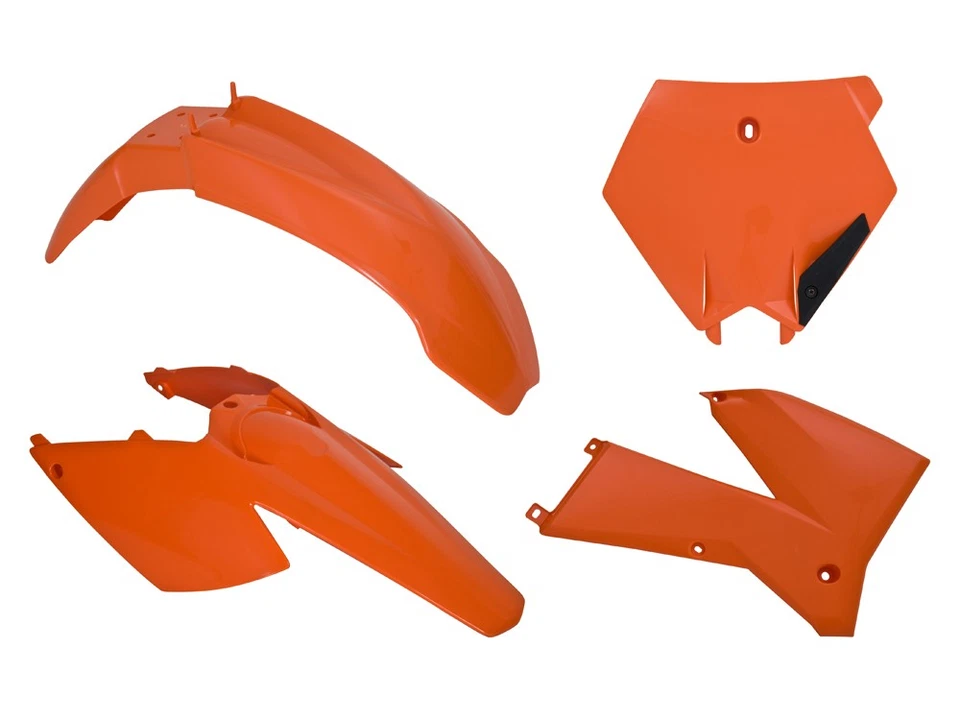 Rtech Kit Plastique Pour KTM EXC SX 125 200 250 300 400 450 525 03-07 Orange - Photo 1/1