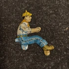 Vintage Marx 50s Tin Litho Dozer Caterpillar Tractor Driver
