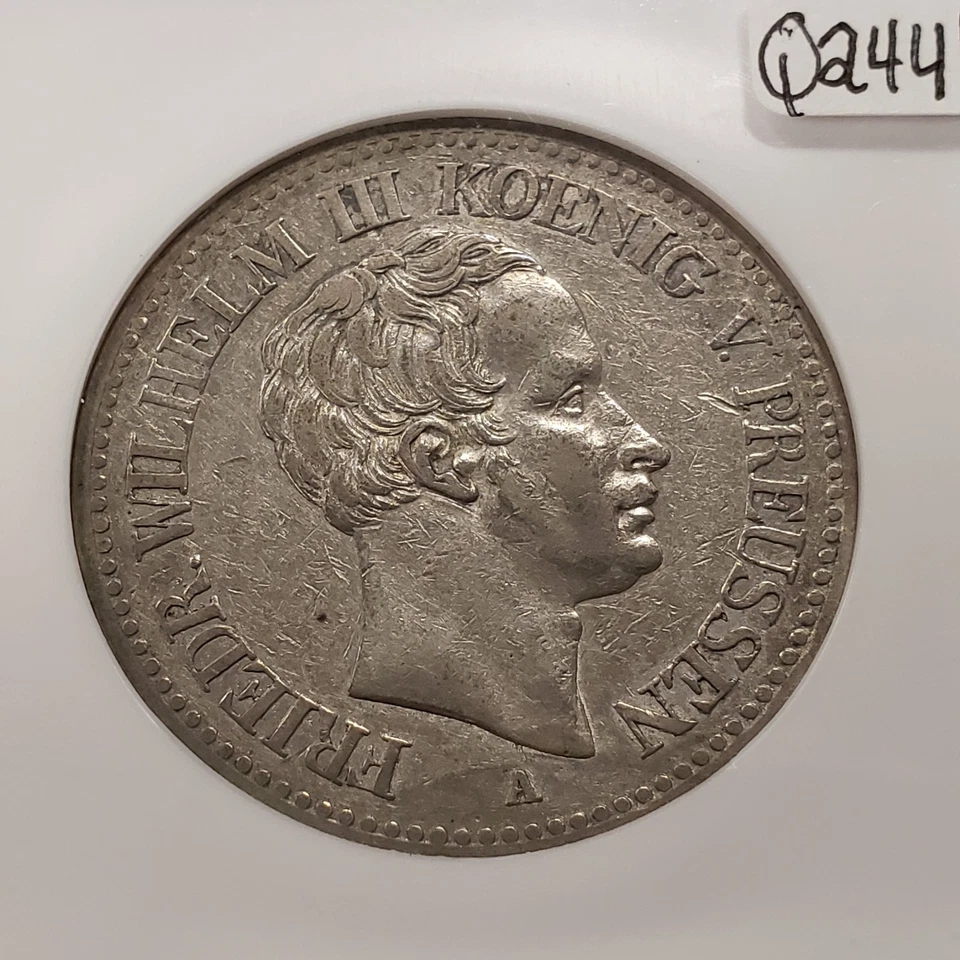 1823-A Taler German States Prussia .537 oz ASW - NGC VF 30 - SKU-Q2446 - Image 3 of 4