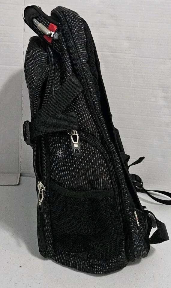 SwissGear - Commander USB ScanSmart Laptop Backpack - Dotted Black NEW NWT - Image 4 of 4