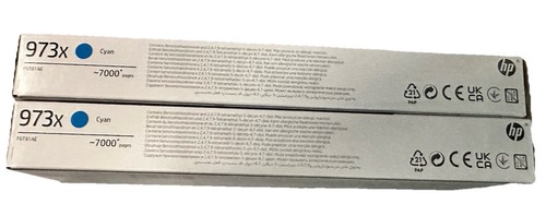 HP 973X Cyan Pagewide Inkjet Cartridge - 第 5/5 張圖片